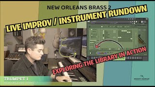 New Orleans Brass 2  Live Improv instrument rundown [upl. by Pappas518]