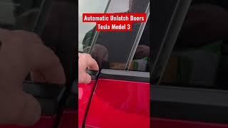 Automatically unlatch doors on a Tesla model 3 using the InGenext boost 50 module shorts ingenext￼ [upl. by Lissie]