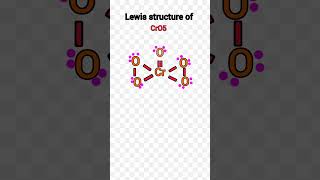 Lewis dot structure of chromium peroxide ll Lewis structure of cro5 [upl. by Greenland442]