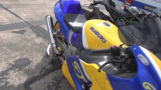 SUZUKI HAYABUSA TOP SPEED ELVINGTON 2015 [upl. by Nelda]