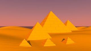 Pyramids of Egypt low poly landscape 3d modeling Autodesk Maya Tutorial [upl. by Aramoj]