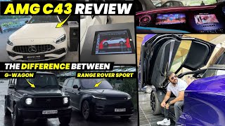 AMG C43 Review  The Difference Between GWagon Range Rover sport [upl. by Etiragram266]