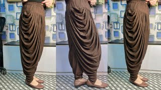 Dhoti Salwar Cutting and Stitching Very Easy Method 😊talentedrituinsan [upl. by Eyks227]