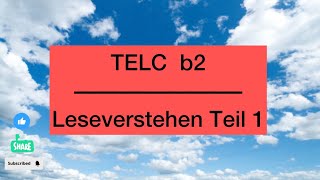 leseverstehen b2 Teil 15 [upl. by Leoy638]