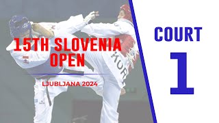 Slovenia Open G1  Ljubljana 2024  Court 1 [upl. by Nylla]