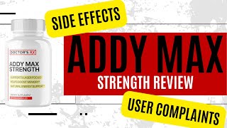 Addy Max Strength Review Any Side Effects [upl. by Eskill]