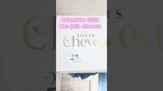 Calendrier 2024 mes jolis cheveux calendrierdelavent shortvideo calendrier2024 cheveux [upl. by Lemmy]