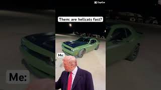 srt redeye hellcat automobile fastcars speed cartok trump donaldtrump meme funny shorts [upl. by Adnalor438]