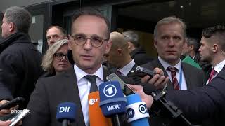 LibyenIran Statement Außenminister Heiko Maas [upl. by Rosella535]