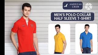 American Crew Polo Tshirt Design for Men Designerplanet [upl. by Poucher]