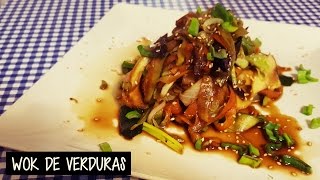 WOK O SALTEADO DE VERDURAS ESTILO ORIENTAL [upl. by Witherspoon]