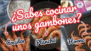 🦐 Cómo cocinar unos gambones  Recetas Delfín [upl. by Auhsuoj]