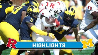 Rutgers at Michigan  Highlights  Big Ten Football  Sept 23 2023 [upl. by Schnabel]