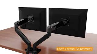 Installation of Ergear EGDS2 Dual Monitor Stand [upl. by Ecenahs]