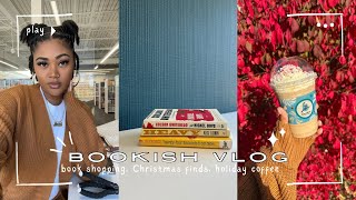 Bookish vlog  half price books returning library books Dollar Tree run [upl. by Pero849]