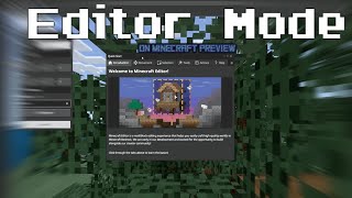 How to get Editor mode on Minecraft preview new update [upl. by Spooner]