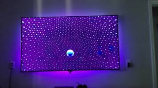 Govee immersion leds on 75 inch TV [upl. by Niroht]