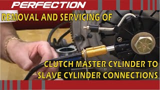 Removal and Servicing of Clutch Master Cylinder to Slave Cylinder Connections [upl. by Niggem]