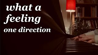 one direction  what a feeling piano cover [upl. by Ahsirahc]