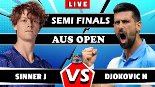 🔴LIVE  Djokovic N vs Sinner J  Australian Open 2024 AO2tennis semifinal [upl. by Oirasan852]