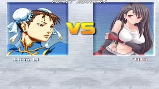 MUGEN Chun Li Street Fighter VS Tifa [upl. by Ronen918]