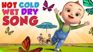 Hot amp Cold Song For Kids  Baby Ronnie Rhymes  Videogyan 3d Rhymes  Nursery Rhymes amp Kids Songs [upl. by Ahsinek286]