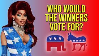 How Each Drag Race Winner Would Vote in USAs 2024 Election [upl. by Aryt]