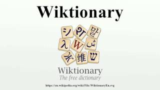 Wiktionary [upl. by Hserus]