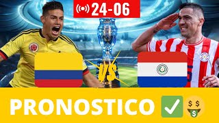 ✅🤑Colombia vs Paraguay PRONOSTICO Copa america🤑✅ [upl. by Martsen]