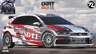 VOLKSWAGEN R5  ENTRAINEMENT 4K thrustmaster simracing dirtrally2 [upl. by Titus]