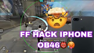 OB46 FF HACK IOS👹📁 FREE FIRE  IPHONE  IOS [upl. by Serica]