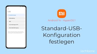 StandardUSBKonfiguration festlegen  Xiaomi Android 14  HyperOS 1 [upl. by Ailis470]