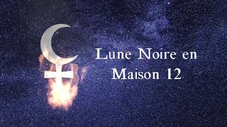 ⚸ Lune Noire  Lilith en Maison 12  Astrologie [upl. by Onahpets]