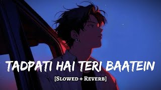 Tadpati Hai Teri Baatein Slowed  Reverb  Arijit Singh Sakina Khan  MD Izhar YouTube [upl. by Anegroeg114]