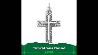 Textured Cross Pendant [upl. by Ahon]