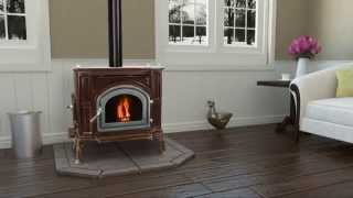 SPC50 Porcelain Enamel Pellet Stove [upl. by Lucina]