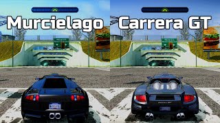 NFS Most Wanted Lamborghini Murcielago vs Porsche Carrera GT  Drag Race [upl. by Toback]