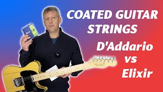 DAddario XS vs Elixir Optiweb  Which Coated Guitar Strings Are The Best [upl. by Theron584]