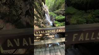 Flume Gorge in Franconia Notch State Park in New Hampshire’s White Mountains [upl. by Eentrok]