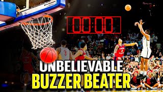 Unbelievable Buzzer Beaters that Shocked the World [upl. by Einttirb229]