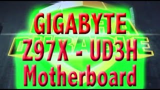 Gigabyte Z97X UD3H  Motherboard Mainboard  See what comes out of the box [upl. by Bohrer]