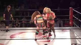 Yoshiko amp Hiroyo Matsumoto Vs Hikaru Shida amp Tsubasa Kuragaki [upl. by Toft]