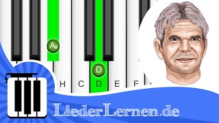 Matthias Reim  Verdammt ich lieb dich  Klavier lernen  Musiknoten  Akkorde [upl. by Ailongam]