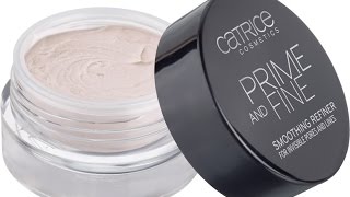 Catrice Prime and fine smoothing refiner REVIEW [upl. by Alissa978]