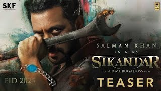 Sikander Trailer  Sikander Movie Trailer  Salman Khan New Movie2025 [upl. by Gensler376]