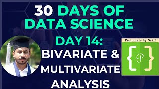 Day 14 Bivariate and Multivariate Analysis  Demonstration using Matplot [upl. by O'Mahony]