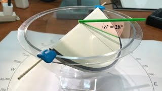 Structural Geology Stereonet Apparent Dip Example 21 [upl. by Oidgime815]