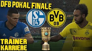 REVIERDERBY IM POKAL FINALE😱 Bundesliga Trainer Karriere  Pro Evolution Soccer 2018 [upl. by Noonan]