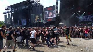 Heavy Montreal 2014  BABYMETAL Mosh Pit [upl. by Lika]