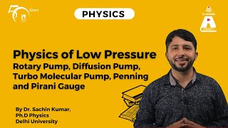 Physics of Low Pressure  Rotary Pump Diffusion PumpTurbo Molecular Pump Penning and Pirani Gauge [upl. by Forbes]